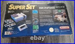 BOXED SUPER SET NES VERSION NINTENDO CONSOL Entertainment system 1991