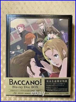 Baccano! Blu-ray Disc Box Limited Edition 3 Disc Set Aniplex Japanese 2011 USED
