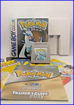 Boxed Pokemon Silver Version Complete In Box Gameboy New Battery Genuine