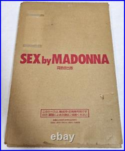 Madonna Sex Japan 1st Edition Book, Box, Cover, Sealed CD, Complete Excellent 1992