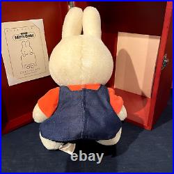 Miffy Mohair Plush Doll with Wooden Box Nepia Limited Edition Mint Nijntje Pluis