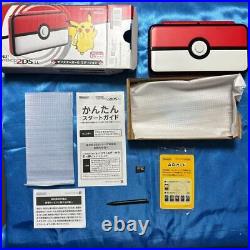 New Nintendo 2DS XL LL Poke Ball Edition Console Box Japan Game Handheld System