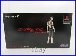 Open Box PS2 Shin Megami Tensei III 3 Nocturne Deluxe DX Pack Limited Japan