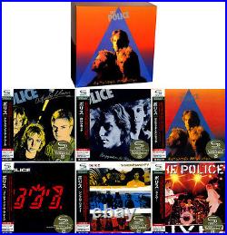 POLICE Zenyatta Mondatta Japan Mini LP 7 SHM-CD (6 titles) BOX Sting