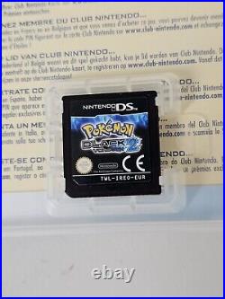 Pokémon Black Version 2 Nintendo DS UK PAL Genuine Complete In Box