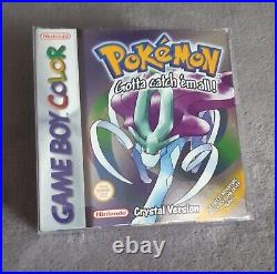 Pokémon Crystal Version Nintendo Gameboy Color UK PAL Genuine Complete In Box