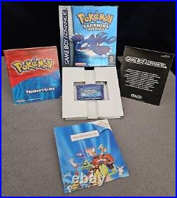 Pokémon Sapphire Nintendo Gameboy Advance UK PAL Complete In Box Genuine