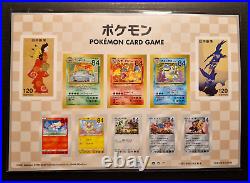 Pokemon Stamp Box Japan Post, Complete Set of Original Packaging Cards and Stamps