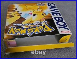Pokemon Yellow Version Complete In Box Genuine Nintendo Gameboy PAL UK