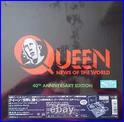 QUEEN News Of The World JAPAN 40th Anniversary Edition BOX Vinyl SHM CD rare