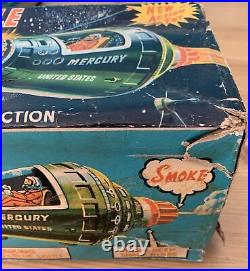 SH Horikawa Blue version Tin Vintage Space Ship Capsule Boxed Battery Japan 1960