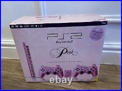 Sony PlayStation 2 Slim Limited Edition Pink Console Sing Star Edition Boxed