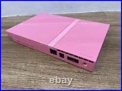 Sony PlayStation 2 Slim Limited Edition Pink Console Sing Star Edition Boxed