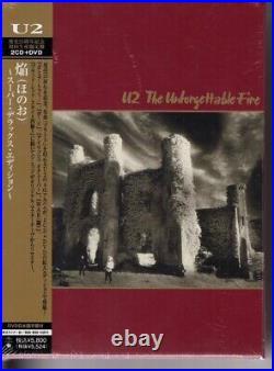 U2 SEALED JAPAN BOX SET 2x CD + DVD The Unforgettable Fire