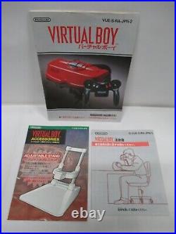 VB - Virtual Boy Console System - Box. JAPAN Game Nintendo. Work fully! 15263